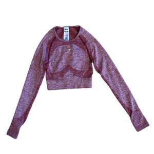 Gymshark Flex Long Sleeve Crop Top Size XS